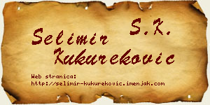 Selimir Kukureković vizit kartica